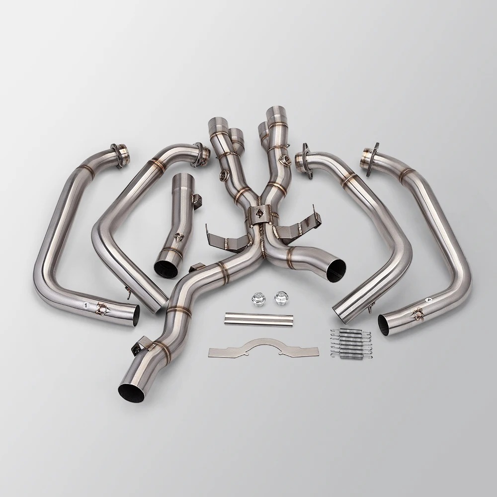 New GSX1300R 2008-2021 Exhaust Muffler and Front Link Pipe Header for Motorcycles
